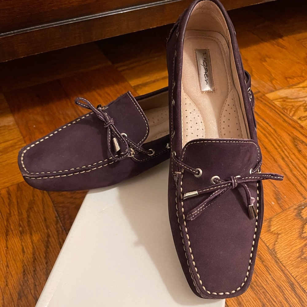 Halogen Suede Moccasin Loafer Shoes Size 9.5M